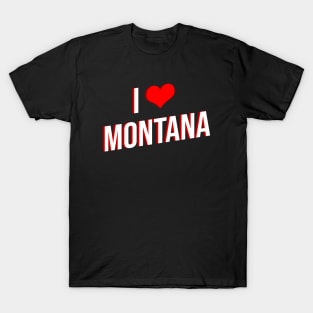 I Love Montana T-Shirt